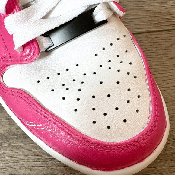 Nike Dunk Low GS Laser Fuchsia Pink Barbie - Sz 6.5Y - Picture 9 of 10